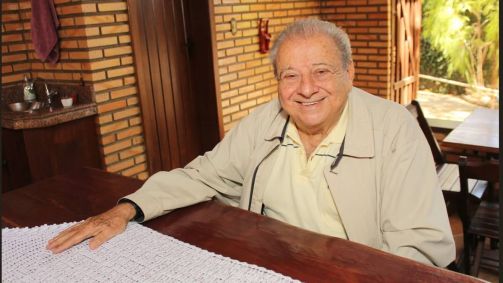 Paolinelli em sua casa, em Lagoa Santa, com a simplicidade que lhe é peculiar