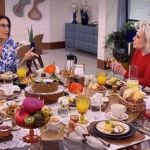 Paola Carosella troca elogios com Ana Maria Braga em participação no Mais Você