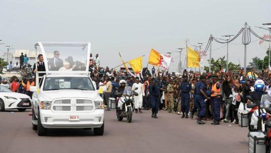 Papa Francisco fez um duro discurso contra a exploração da África nesta terça-feira (31), logo após sua chegada em Kinshasa, capital da República Democrática do Congo