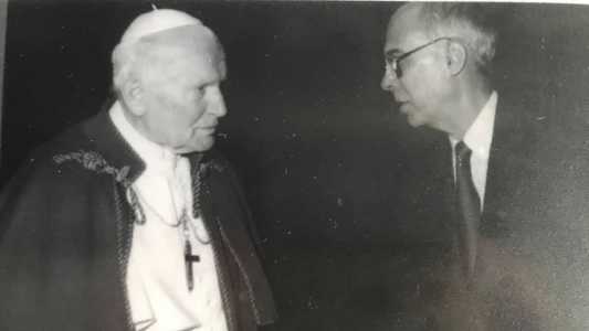 Papa Jão Paulo II e José Lino
