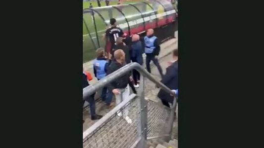 Paquetá fez parte da confusão após o fim do jogo