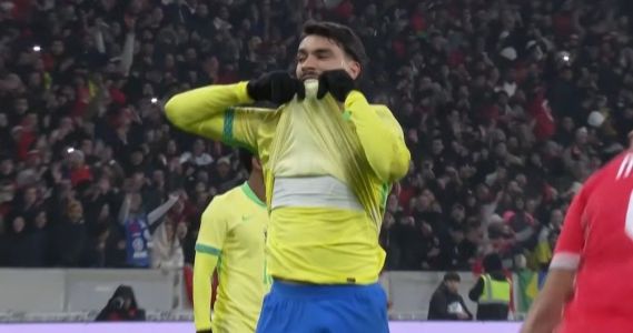 Lucas Paquetá em partida pela Seleção Brasileira