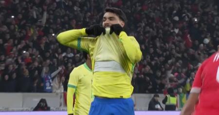 Lucas Paquetá em partida pela Seleção Brasileira