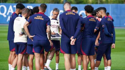 Paris Saint-Germain em treinamento