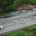 Obras em pista que afundou no Anel Rodoviário devem ficar prontas em 10 dias
