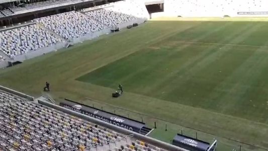 Parte do gramado da Arena MRV foi trocado desde essa terça-feira (12)