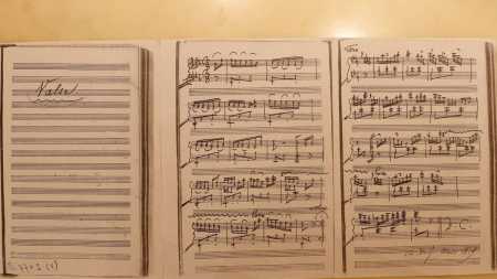 Partitura de "Valse", composição que pode ser de Dom Pedro I