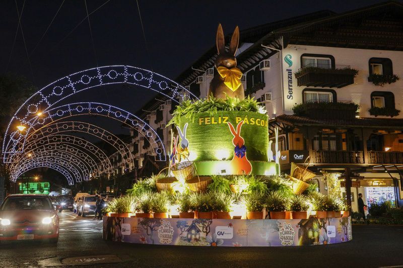 Páscoa em Gramado espera público de 700 mil até 21 de abril