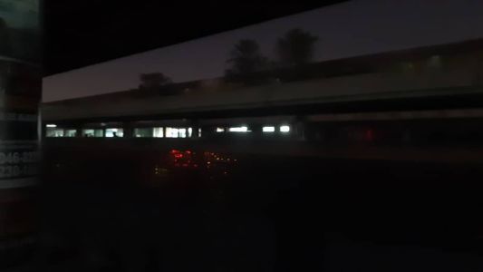 Passageira mostra apagão na estação Eldorado do Metrô BH