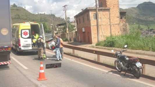 Foto mostra local de acidente no bairro Olhos D'água, em Belo Horizonte