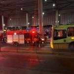 Homem morre após ser atropelado por ônibus dentro da Estação São Gabriel, em BH