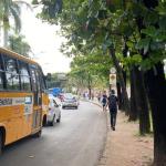 Engarrafamento na Pampulha obriga usuários a descerem dos ônibus e andarem até a Estação do Move: 'descaso'