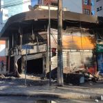 Rei do Pastel é interditado pela Defesa Civil de BH por risco de desabamento após incêndio 