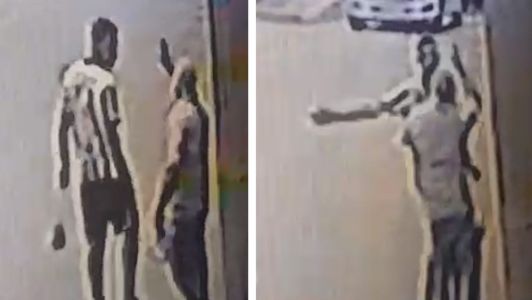 Foto mostra parte da confusão envolvendo três moradores de Nova Lima, na Grande BH