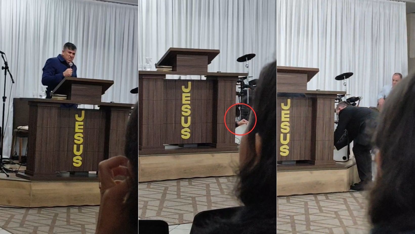 Pastor passa mal durante culto transmitido em redes sociais e morre; vídeo