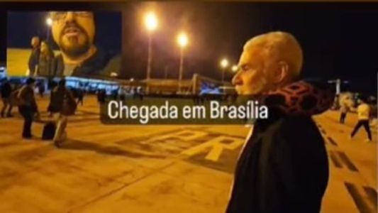 Pastor publicou o momento de desembarque nesta madrugada (11)