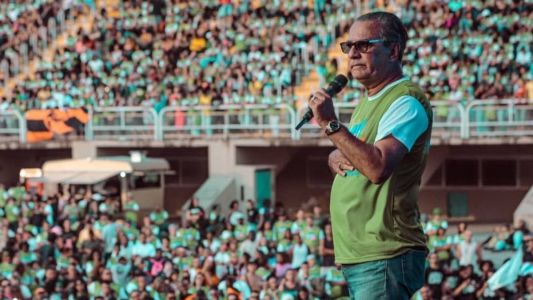 Pastor Silas Malafaia no evento Marcha para Jesus, neste sábado (19), no Rio de Janeiro
