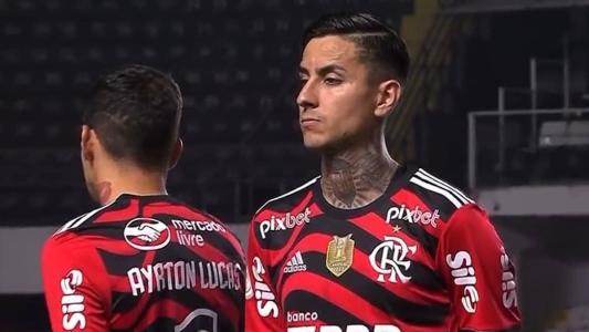Patch de campeão brasileiro de 2022 utilizado pelo Flamengo