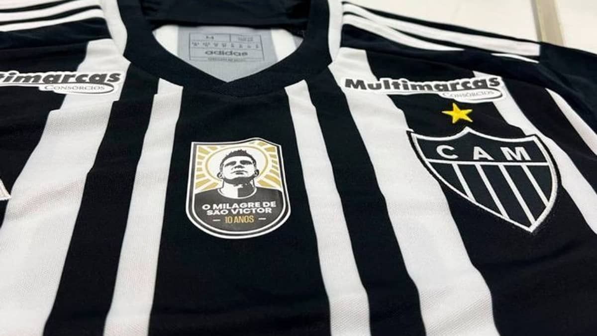 Atlético vai usar patch comemorativo em jogo contra o Corinthians pela Copa do Brasil