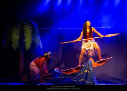 Moana abre temporada de musicais infantis no Patio Savassi, na região Centro-Sul de BH, com apresentação neste sábado (12)