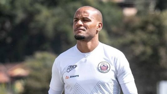 Patric durante treinamento pelo Itabirito