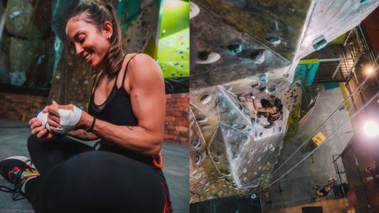 Patrícia Antunes, mineira que quebrou recorde de escalada