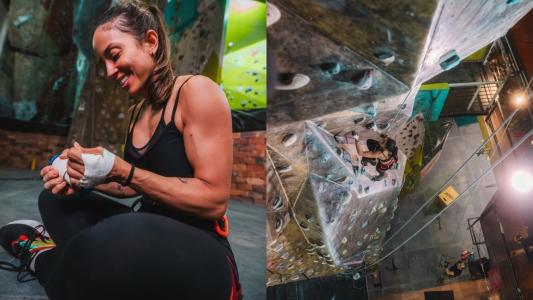 Patrícia Antunes, mineira que quebrou recorde de escalada