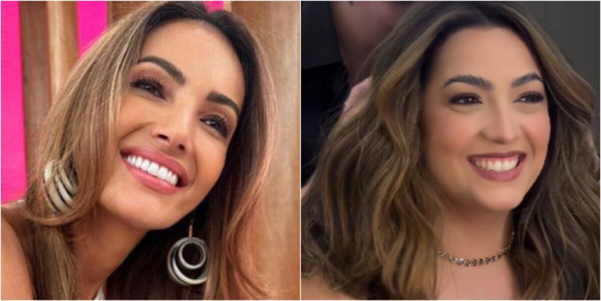 Reação de Patrícia Poeta ao ser comparada com esposa de Lucas, do BBB 24, viraliza; veja