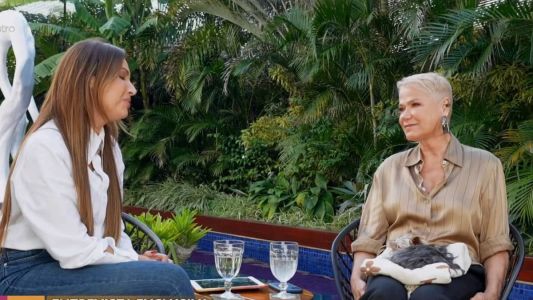 Patrícia Poeta em bate-papo com Xuxa Meneghel