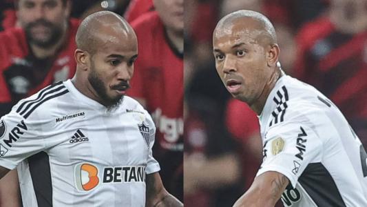 Patrick e Mariano em campo contra o Athletico-PR, na Arena da Baixada