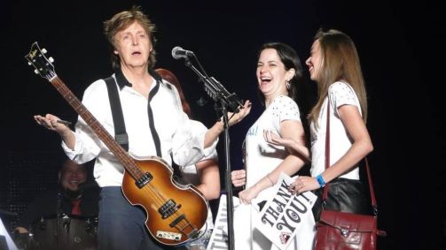 Paul McCartney levou fãs para o palco e 'agradeceu' campanha histórica