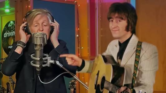 Paul 'reencontrou' o antigo amigo John Lennon no clipe da música Now and Then
