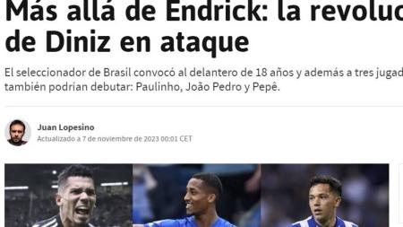 Paulinho é um dos destaques em jornal espanhol