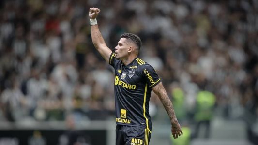Paulinho marcou o gol da vitória do Atlético sobre o Botafogo na Arena MRV