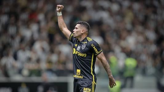 Paulinho marcou o gol da vitória do Atlético sobre o Botafogo na Arena MRV