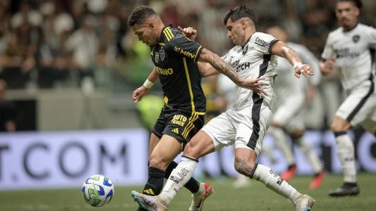 Paulinho marcou o gol do Atlético contra o Botafogo