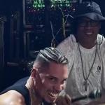 Palmeiras: Paulinho toca com Ronaldinho nos bastidores do show de Thiaguinho, em BH