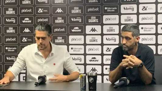 Paulo Bracks e Luiz Mello fizeram um pronunciamento