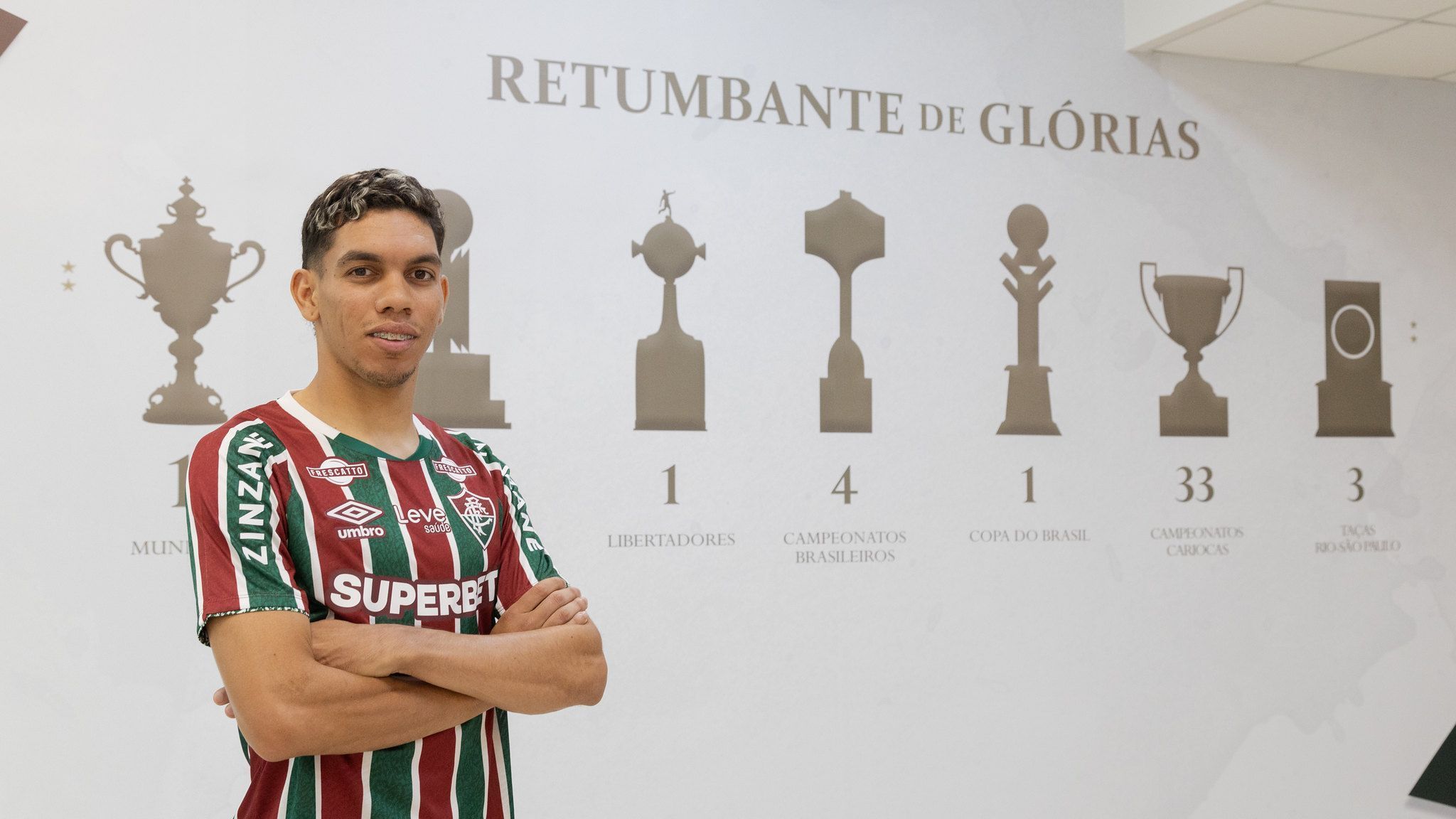 Fluminense anuncia contratação do atacante Paulo Baya, ex-Goiás