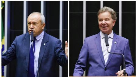 Paulo Guedes (esquerda) e Luiz Fernando Faria (direita) buscam coordenar a bancada de parlamentares mineiros no Congresso