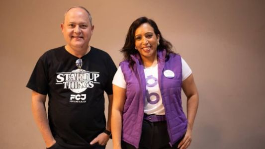 Paulo Justino, fundador e CEO da FCJ, e Dany Carvalho, CEO do Órbi Conecta