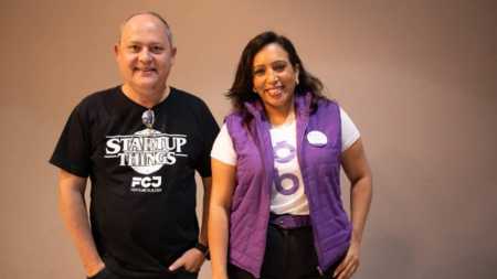 Paulo Justino, fundador e CEO da FCJ, e Dany Carvalho, CEO do Órbi Conecta