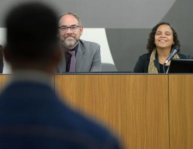 O ex-vice-prefeito de BH, Paulo Lamac, e a deputada estadual Ana Paula Siqueira