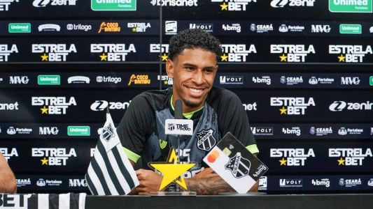 Paulo Victor é apresentado como jogador do Ceará; ele estreou como titular na quarta