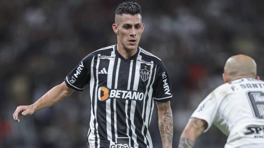 Pavón em vitória contra o Corinthians