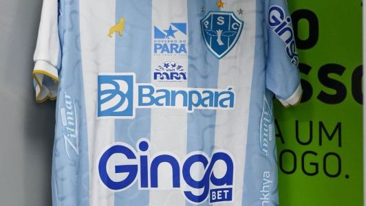 Camisa do Paysandu para jogo da Série B de 2025