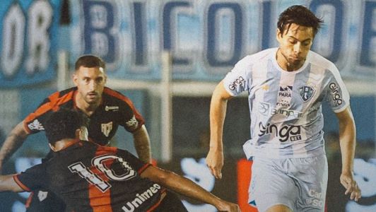 Lance de Paysandu 2 x 2 Atlético-GO, pela Série B de 2025