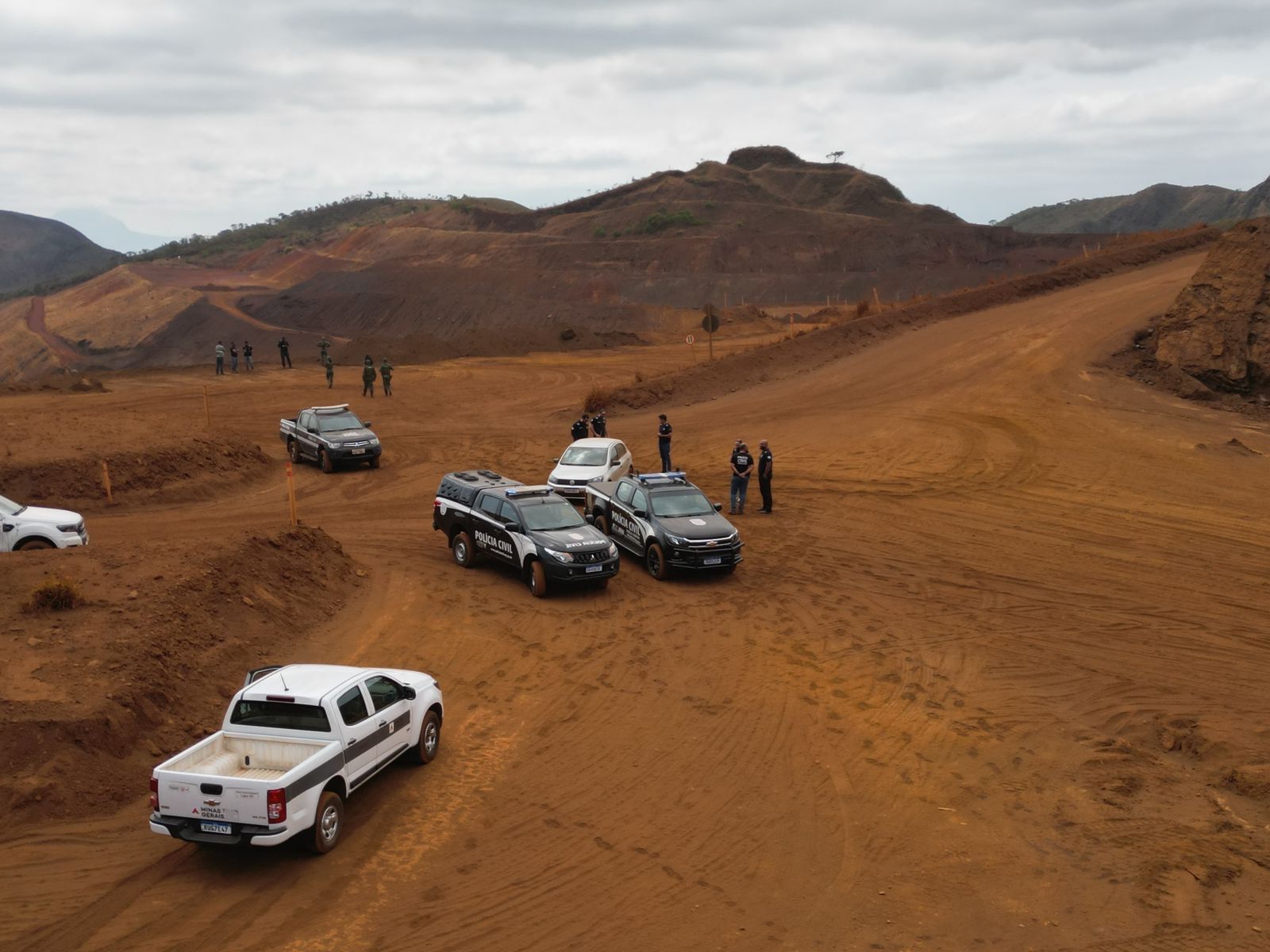 Fiscalização usa software e drone em ação contra mineradora que atua na Serra do Curral