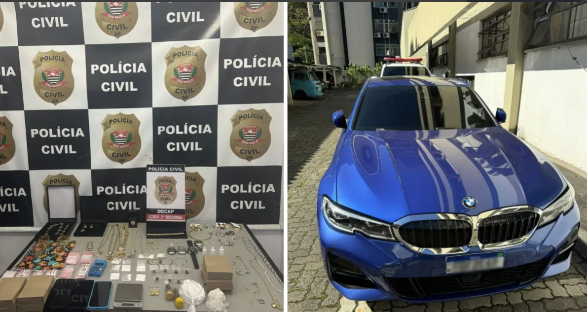 Apontado como líder do PCC é preso com BMW e R$500 mil