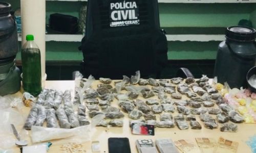 PCMG apreendeu variedade de droga